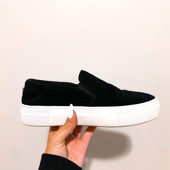 Steve Madden Shoes - Steve Madden Black Suede Slip On